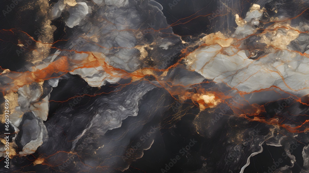 Gold and white Patterned natural of dark gray marble (Gold Russia) texture background generativ ai Gold and white Patterned natural of dark gray marble (Gold Russia) texture background generativ ai
