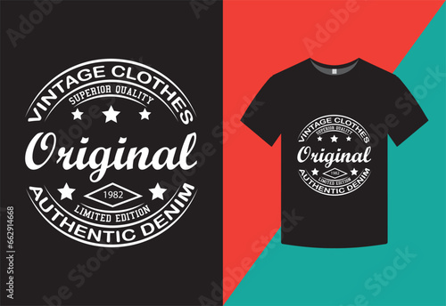 Authentic Denim original t shirt design