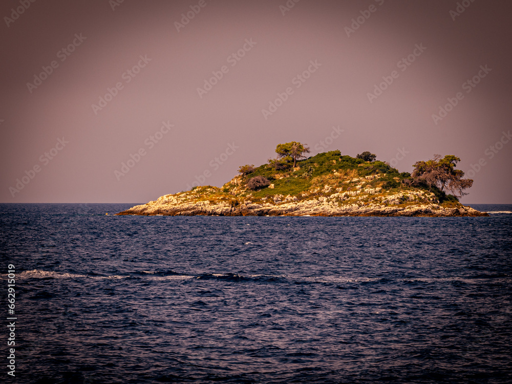 Meerlandschaft Rovinj alt Stadt in Kroatien Meerlandschaft Rovinj alt Stadt in Kroatien
