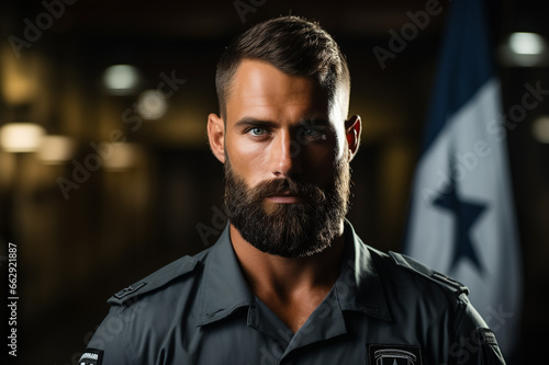 Slika na platnu Israeli soldier, portrait