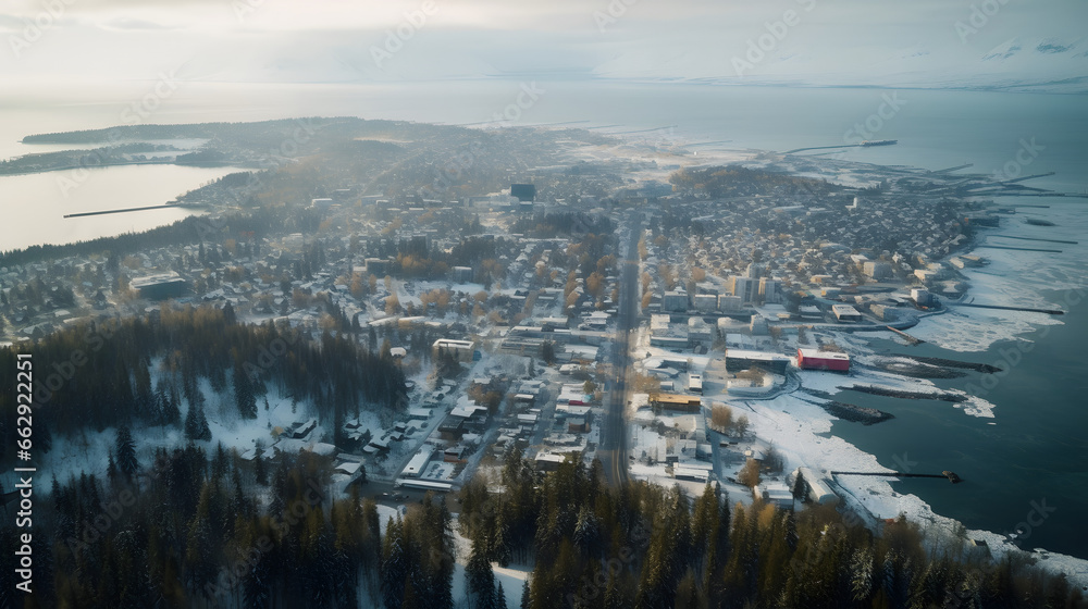 Obraz premium Beautiful Anchorage view