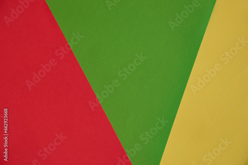 abstract background for the design. colored sheets of paper, geometric lines. green, yellow colors