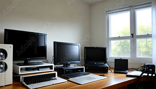 modern computer and others technology accessories 