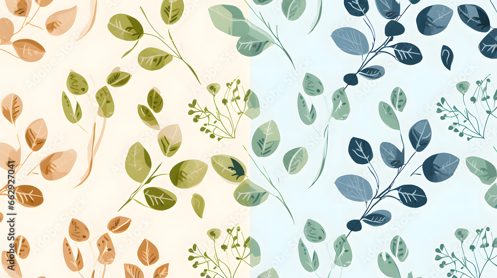 seamless pattern with leaves seamless pattern with leaves