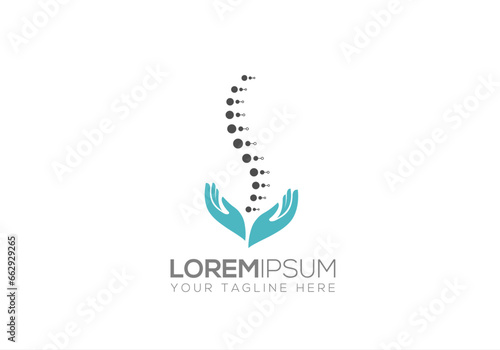 people logo, spine logo, spine, backbone, medical, hospital logo, health care, health care logo 