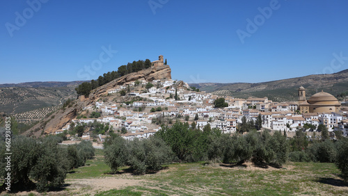 Vista panorámica desde el Mirador National Geographic, Montefrío, Granada, Andalucía, España