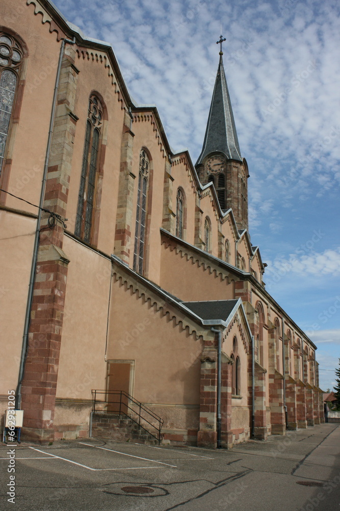Eglise Saint-Léger de Dessenheim (Alsace, Haut-Rhin, France)