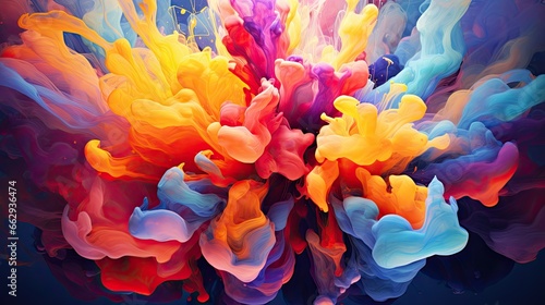 Background of A Symphony of Flowing Dreamscapes in Motion - Generative AI