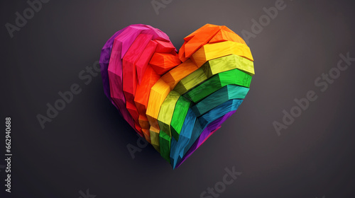 Obraz na plátně LGBT pride month concept illustration