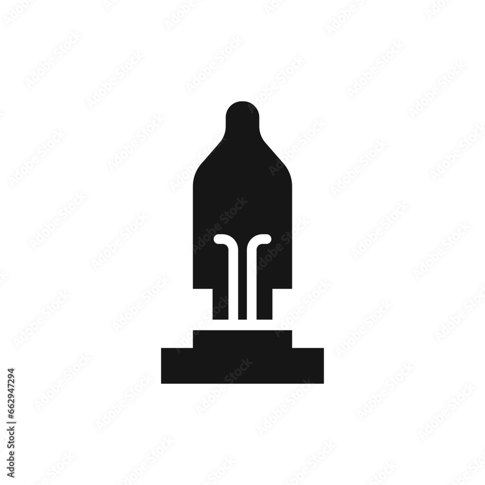 Car Bulb Icon, Car Part Icon Design