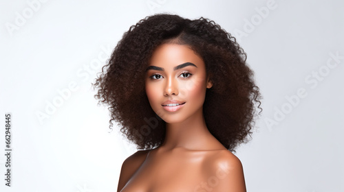 bbeauty portrait of a afro american female beauty model 