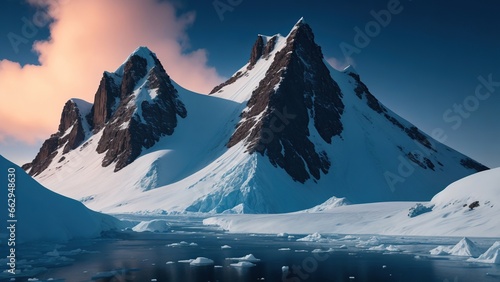 glacier in the mountains © chep