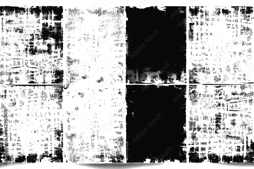 Black and white Grunge texture. Grunge background. Abstract art. Grunge Wallpaper and background.