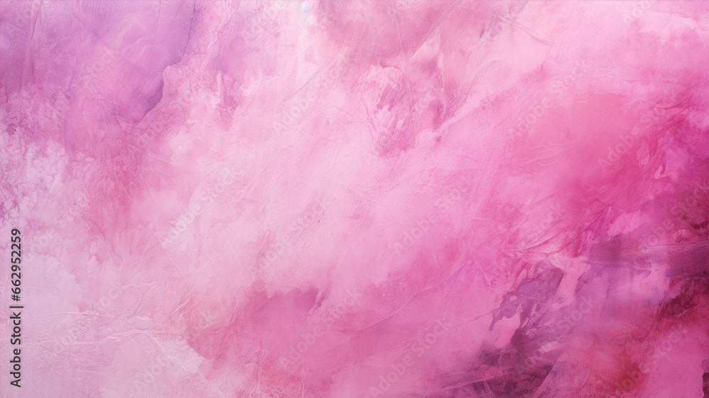 Fototapeta premium Abstract pink watercolor texture background. Watercolor painting on canvas.