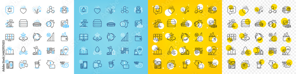 Vector icons set of Airport transfer, Gas station and Arena stadium line icons pack for web with Servers, Parking payment, Piggy bank outline icon. Water splash, Recycle. Vector Vector icons set of Airport transfer, Gas station and Arena stadium line icons pack for web with Servers, Parking payment, Piggy bank outline icon. Water splash, Recycle. Vector