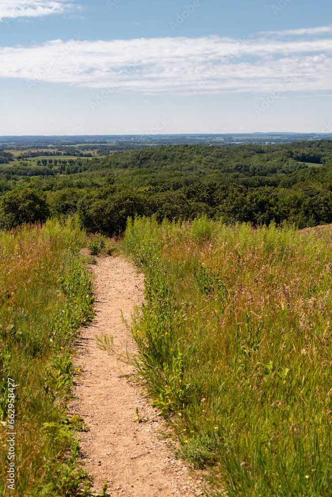 View from the top of Inspiration Peak in west central Minnesota, USA.
View from the top of Inspiration Peak in west central Minnesota, USA.