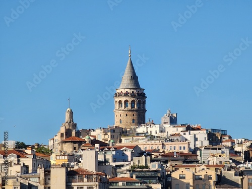 galata tower and city of istanbul landscape © Deniz
