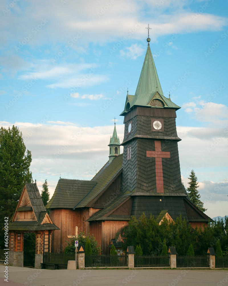 Church of Saint Anne in Ząb, a village near Zakopane, Poland