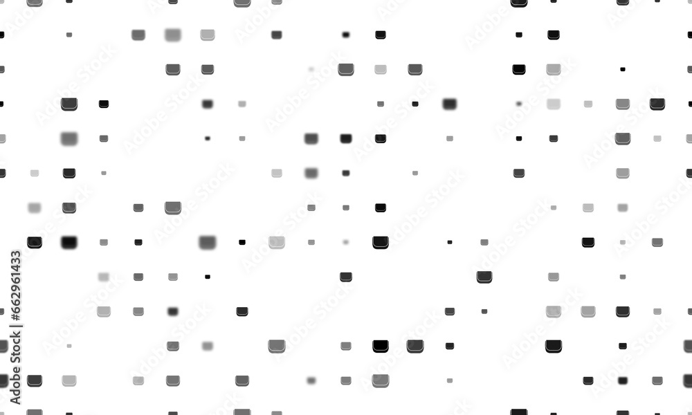 Seamless background pattern of evenly spaced black ladies handbag symbols of different sizes and opacity. Illustration on transparent background Seamless background pattern of evenly spaced black ladies handbag symbols of different sizes and opacity. Illustration on transparent background