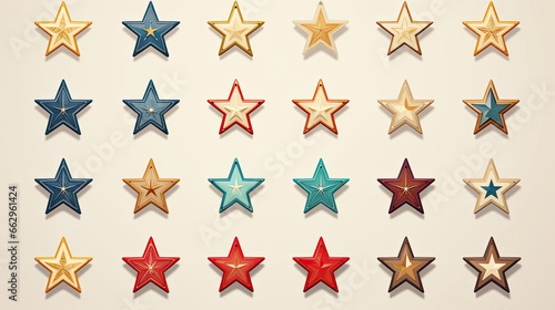 Stars collection with a variety of beautifully crafted star icons
