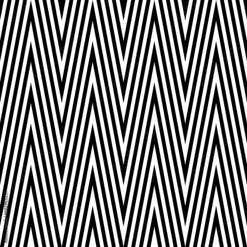 Zigzag lines. Jagged stripes. Seamless surface pattern design with sharp waves ornament. Repeated chevrons wallpaper. Digital paper for page fills, web designing, textile print. Vector illustration.