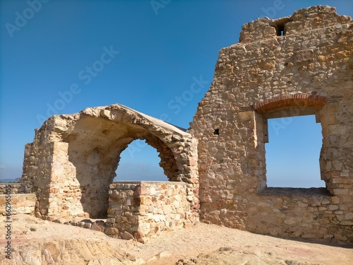 Burriac-Cabrera de Mar Castle, Barcelona. A sunny day