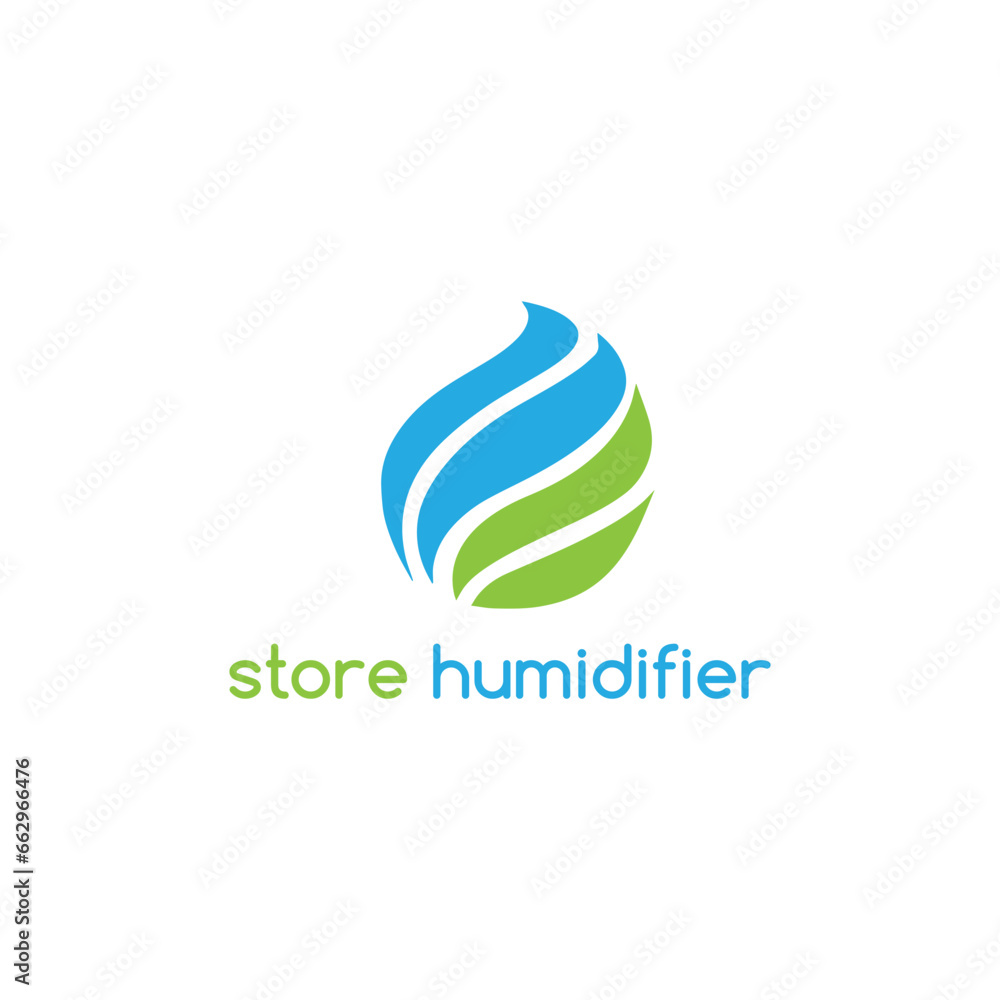 humidifier store logo design vector humidifier store logo design vector