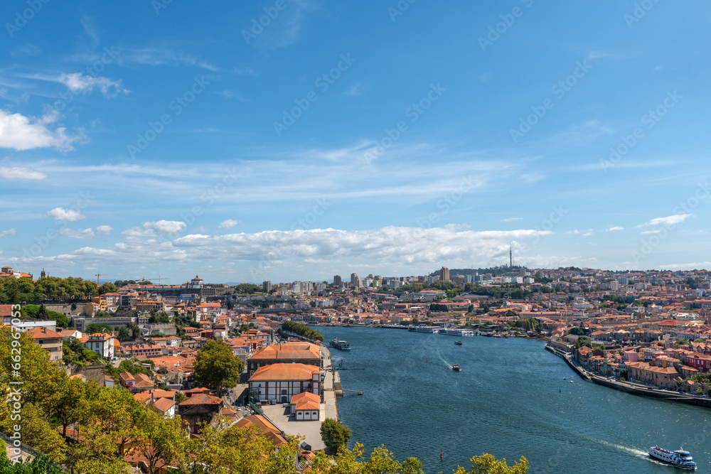 panorama miasta Porto, Portugalia, Europa - obrazy, fototapety, plakaty 