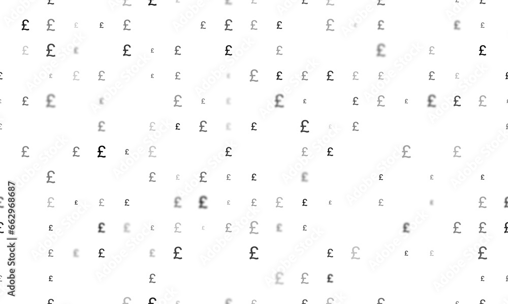 Seamless background pattern of evenly spaced black pound symbols of different sizes and opacity. Illustration on transparent background Seamless background pattern of evenly spaced black pound symbols of different sizes and opacity. Illustration on transparent background