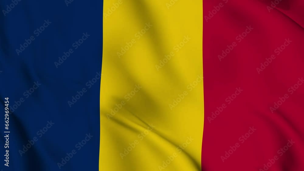 Chad Waving Flag Realistic Animation Video Chad Waving Flag Realistic Animation Video