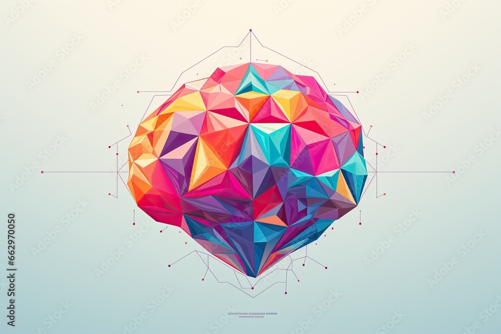 Simplified and Geometrically Designed Brain for Neuroscience Conference ...
