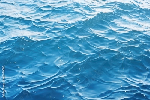 summer blue wave abstract or natural rippled water