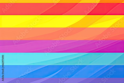 Minimalist Rainbow Pride Event Banner: Vibrant Colors and Symbolic Design, generative AI