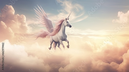 Unicorn in sky