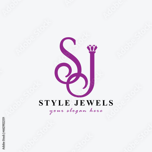 jewelry store logo design vector