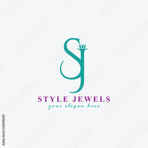 jewelry store logo design vector