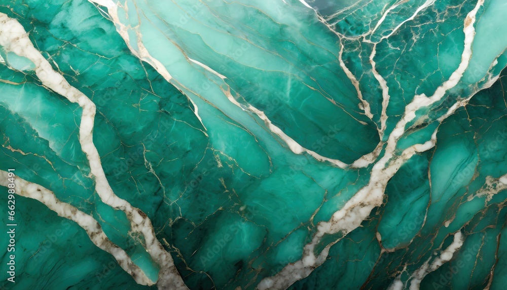 Emerald marble stone texture background. Natural luxury abstract green art. - obrazy, fototapety, plakaty 