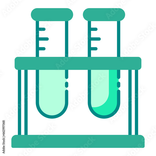 Test Tube Lab green color icon