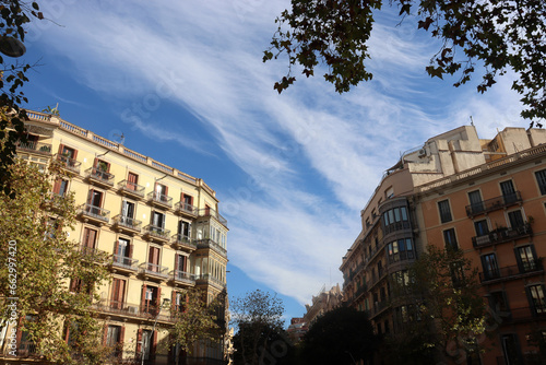 Photography Historische Altbaufassaden in L’Eixample und Gracia, Stadtviertel von Barcelona,