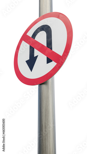 Free Download No returning sign. 3d render - GFXLoad