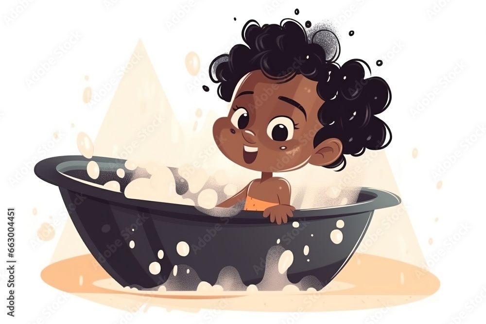 baby girl takes a bath baby girl takes a bath