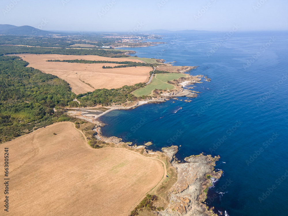 Black Sea coastline near village of Varvara, Bulgaria Black Sea coastline near village of Varvara, Bulgaria