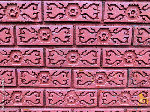 Bangkok red brick design