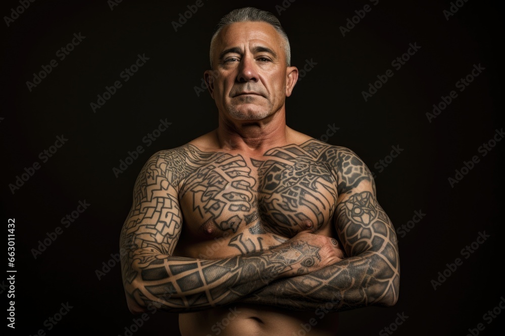 A retired military officer with scars on their body from multiple combat injuries. They may struggle with posttraumatic stress disorder, but they continue to find purpose in mentoring and