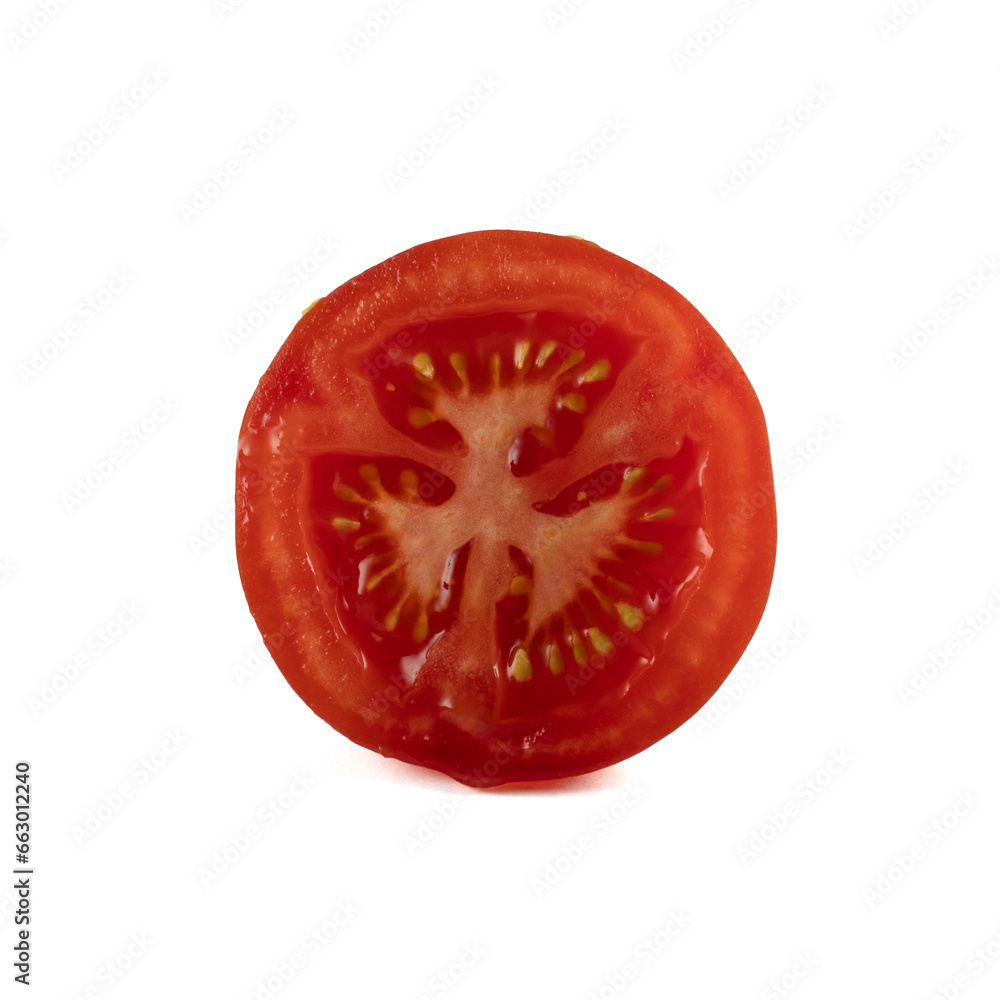 Tomato isolated on white background. With clipping path. Full depth of field. Tomato isolated on white background. With clipping path. Full depth of field.