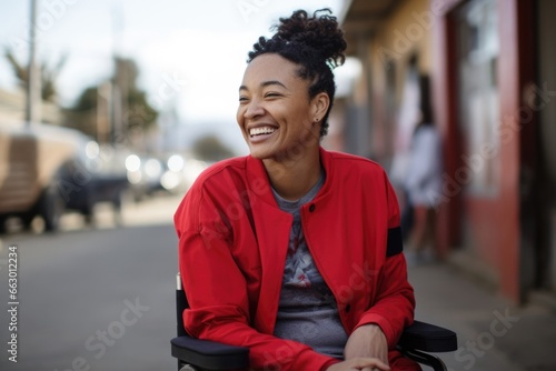 A social worker with paraplegia advocates for disability rights and fights for the inclusion and empowerment of those with disabilities. Despite facing challenges in her own life, she is