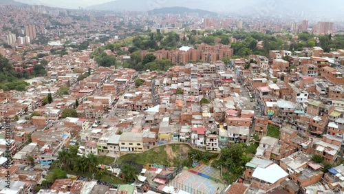 Vista aerea Medellin Comuna 13 