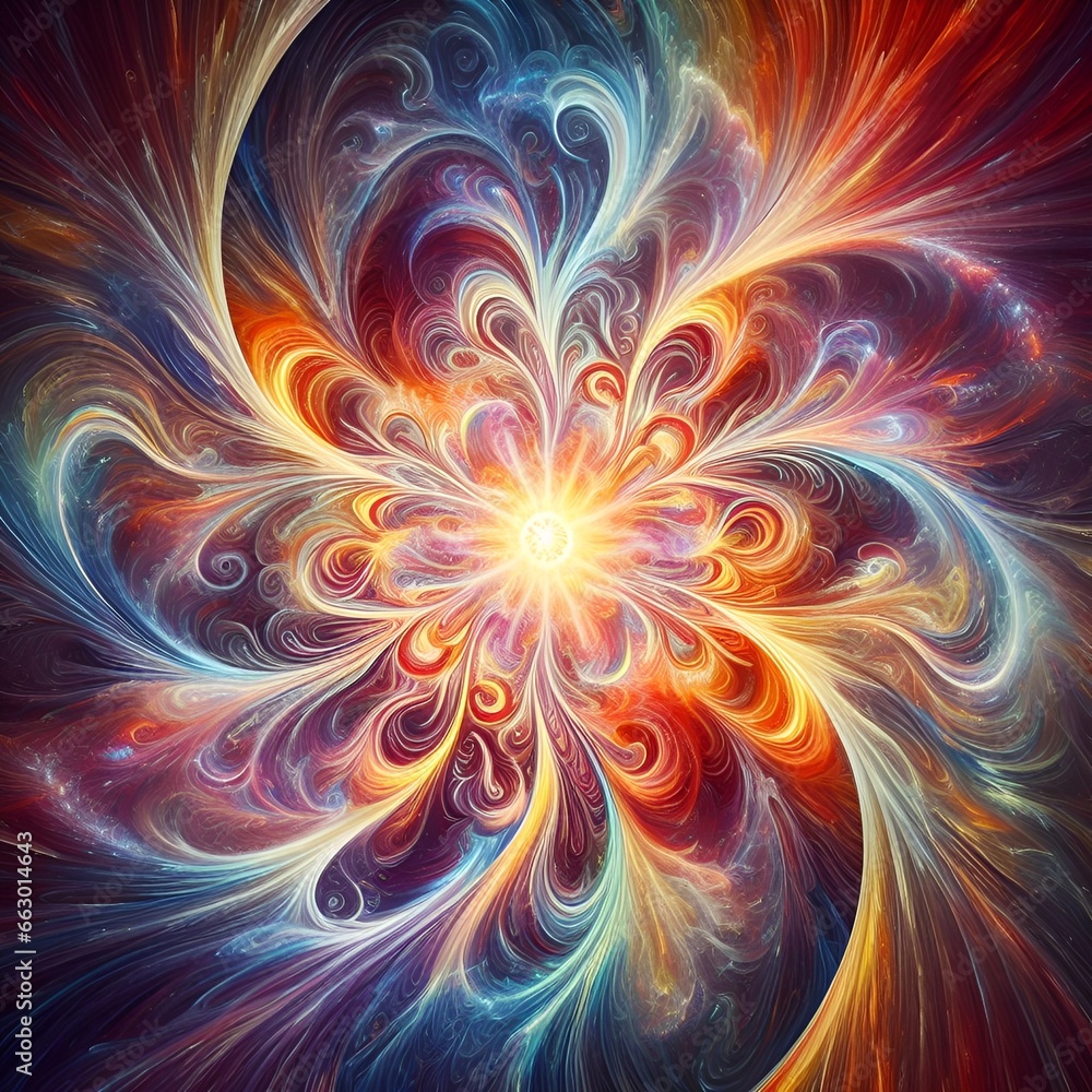 Glowing Swirls Glowing Swirls