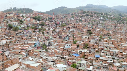 Vista aerea Medellin Comuna 13 