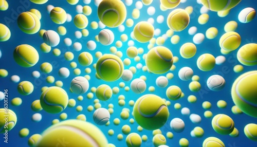 Tennis Balls abstract background